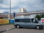 Бесплатный автобус Genser в пункт аренды автомобилей АрендаАвто-тшт на ул.Добролюбова
