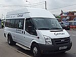 Бесплатный автобус Genser в пункт аренды автомобилей АрендаАвто-тшт на Новорязанском шоссе